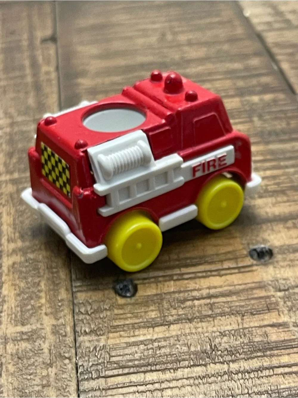 Vintage 1980s Arco Disney Diecast Fire Truck – Vehicle Only